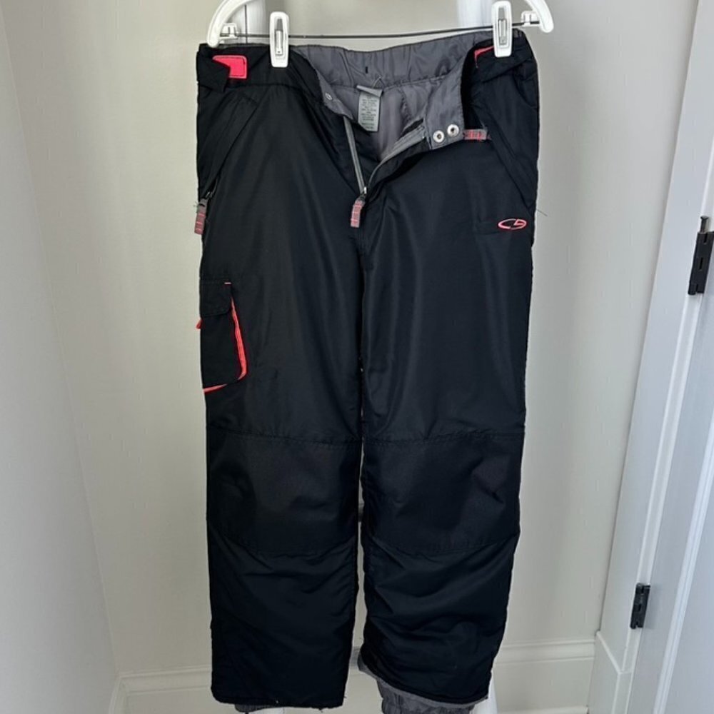 C9 by Champion Kid's Snow Pants Black Sz 14-16